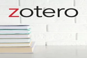 Captura de pantalla de Zotero mostrando cómo organizar y gestionar referencias bibliográficas para trabajos académicos.